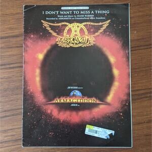 Aerosmith Sheet Music I Don't Want to Miss a Thing